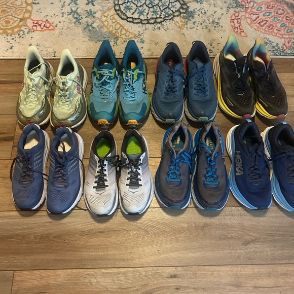 8 Hoka One One Men's Sneakers - Blue Black White